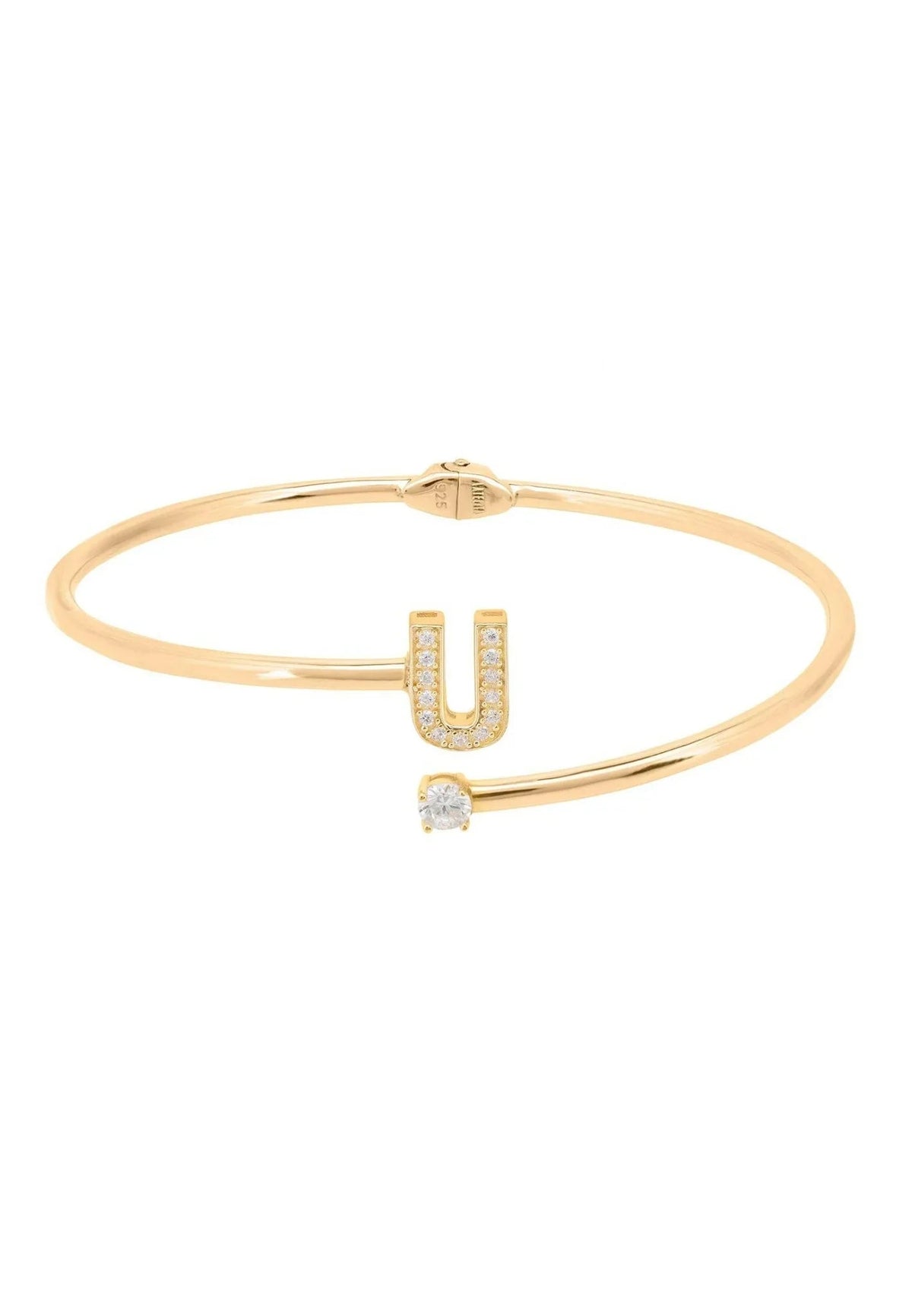 Initial Bangle Gold U