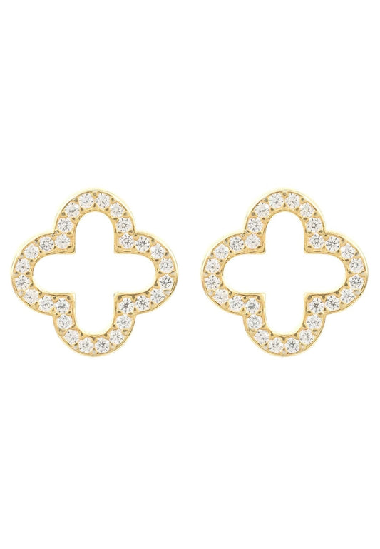 Open Clover Earrings