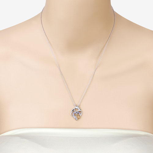 0.28 Carat Genuine Tanzanite .925 Sterling Silver Pendant