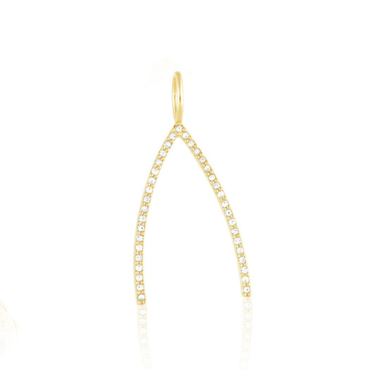 Wishbone Pendant with Chain