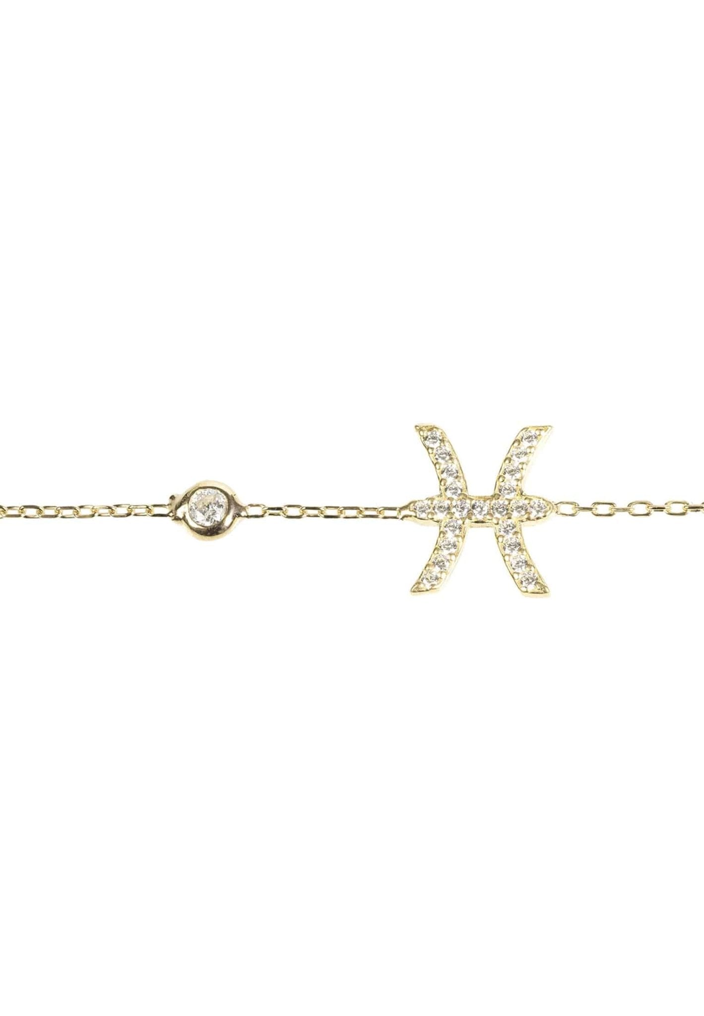 Zodiac Horoscope Star Sign Bracelet Pisces